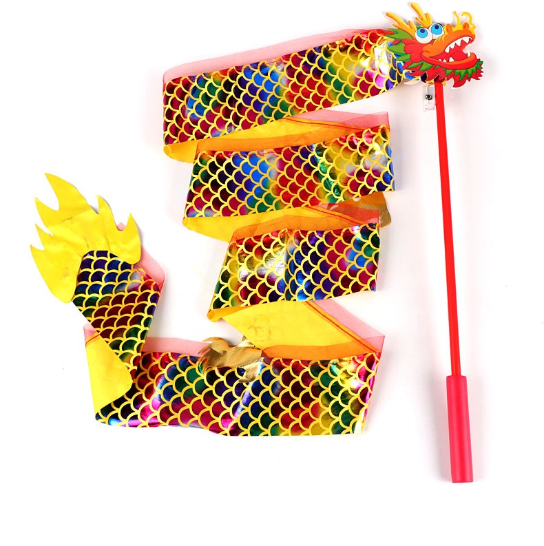 Dragon ribbons, illuminated dragon dance ribbons, 2-meter artistic gymnastics lanterns, dragon dance, dragon swing handle ribbons, seven-color flashing ribbons, in stock from the manufacturer pic 15