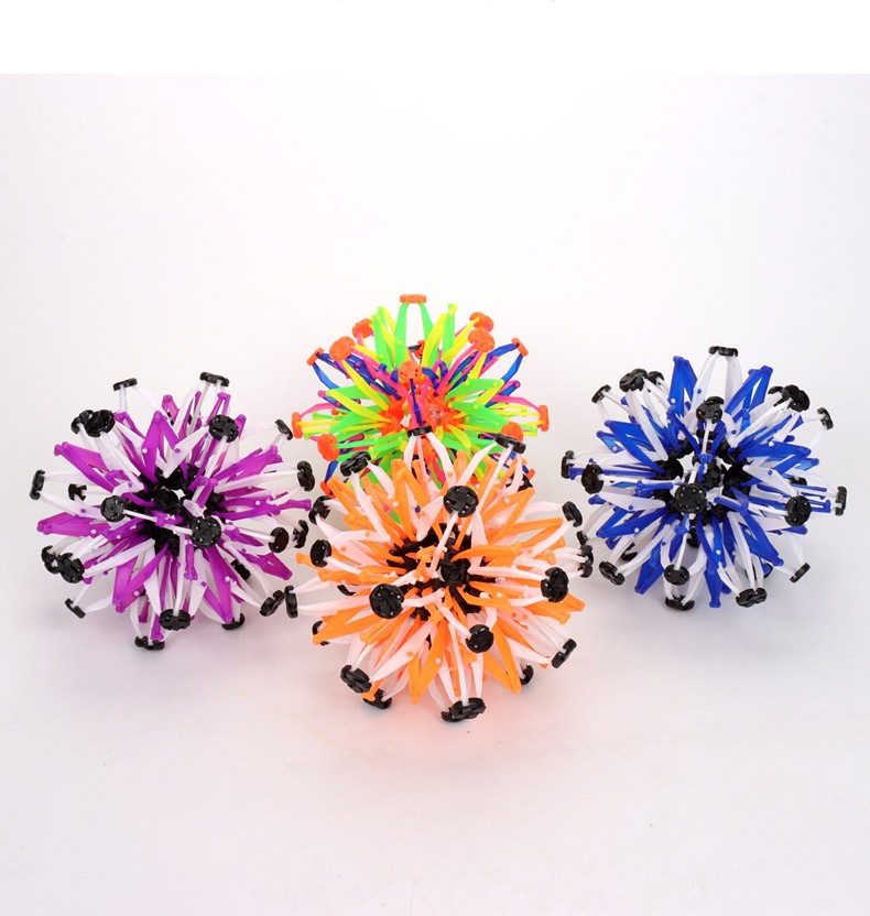 Large-sized luminous stretchable magic ball, flashing ball, luminous flowering ball that can grow larger, small hand throwing ball, ball with light, parent-child interactive toy pic 10