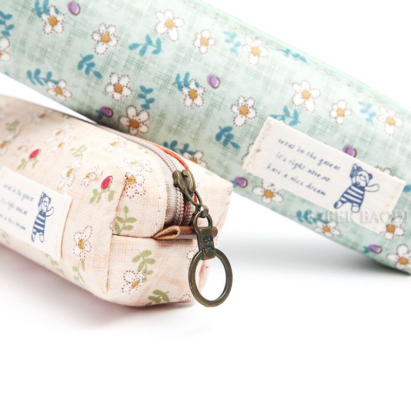 Faber Baodi little floral bear pen case Specification drawing
