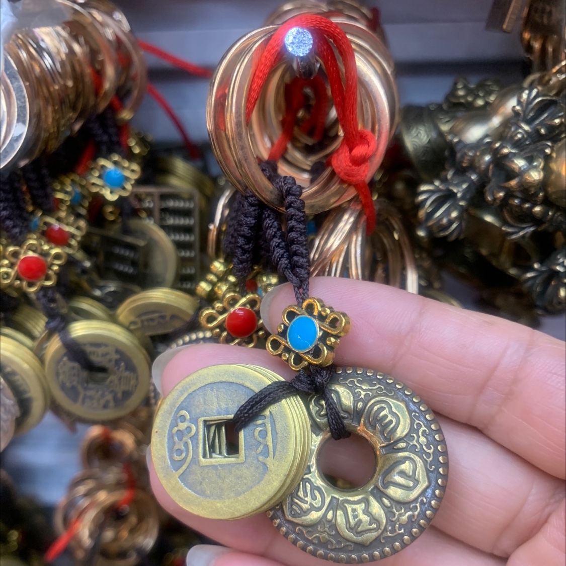Auspicious peach wood connection describe pic - 6