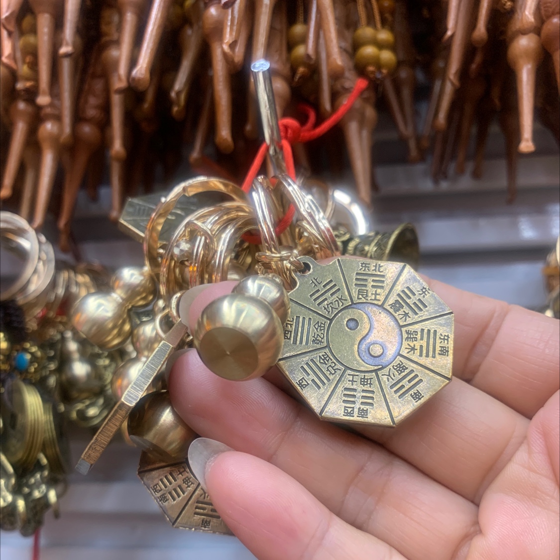 Auspicious peach wood connection describe pic - 9