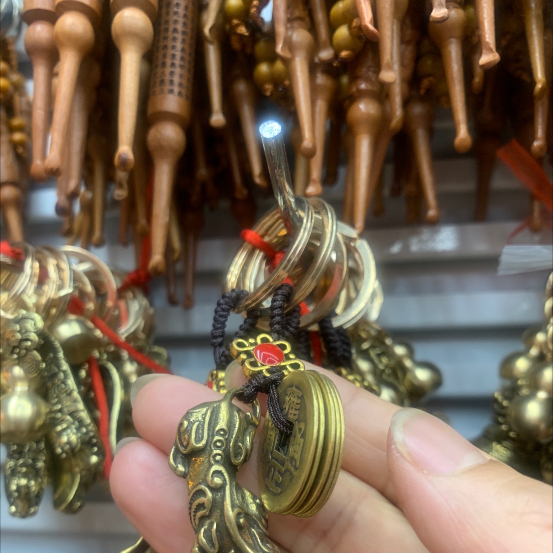 Auspicious peach wood connection describe pic - 8