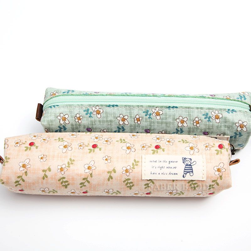Faber Baodi little floral bear pen case full figure