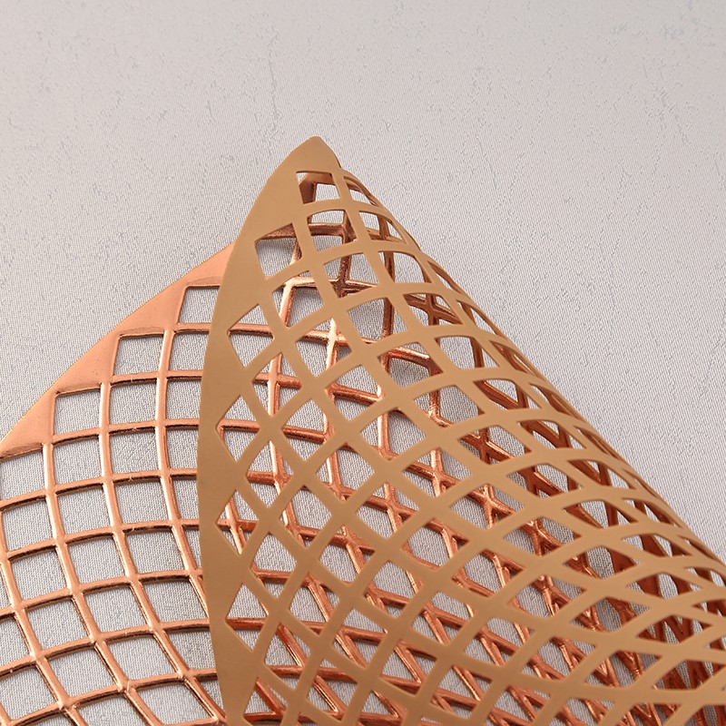 欧式西餐垫 圆形风扇花型PVC镂空餐桌垫 纯色隔热免洗易打理杯垫详情5