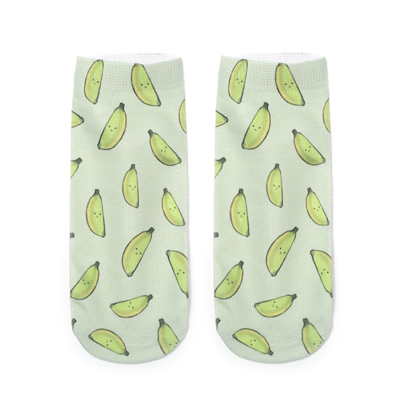 New creative 3D fruit digital series printed personalized socks Specification image