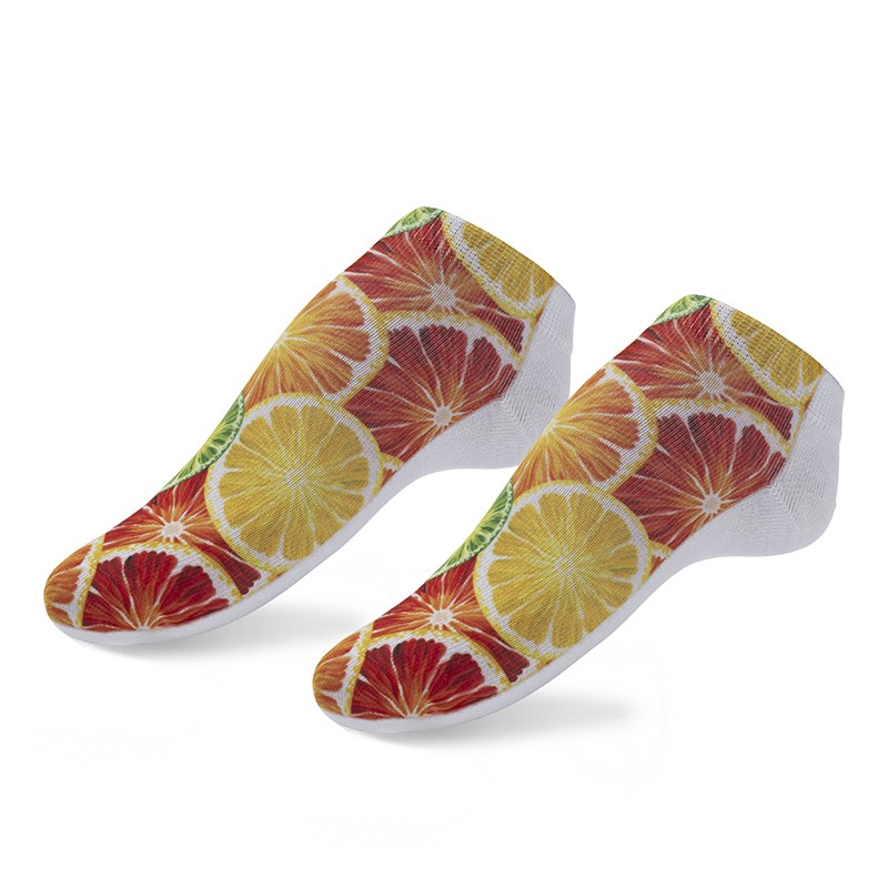 New creative 3D fruit digital series printed personalized socks detail image 14