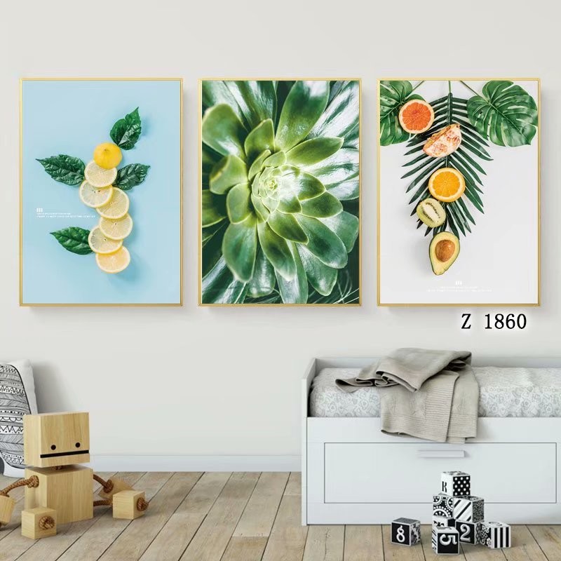 北欧绿植 绿叶风格装饰画，南美风格图片详情图8