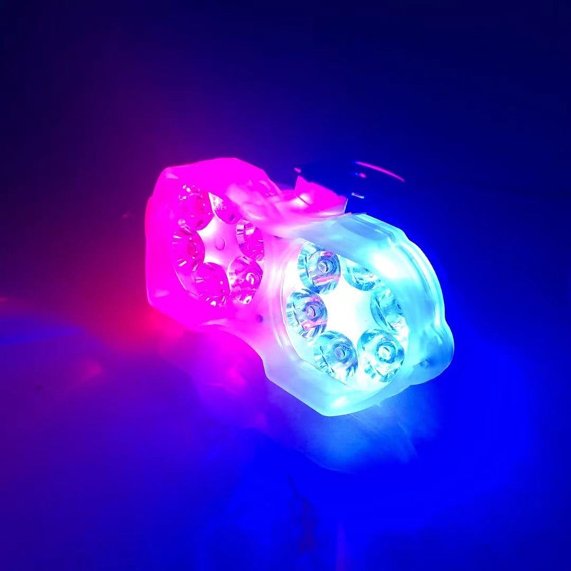 New motorcycle modified LED lights, ultra-bright 12-volt spotlights, 12-bead flashing color lights for auxiliary lighting, headlights undefined