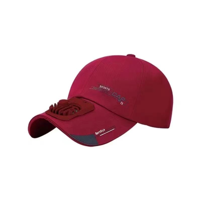 Summer's new mini fan rechargeable men's and women's sun protection baseball caps for outdoor use detail image 9