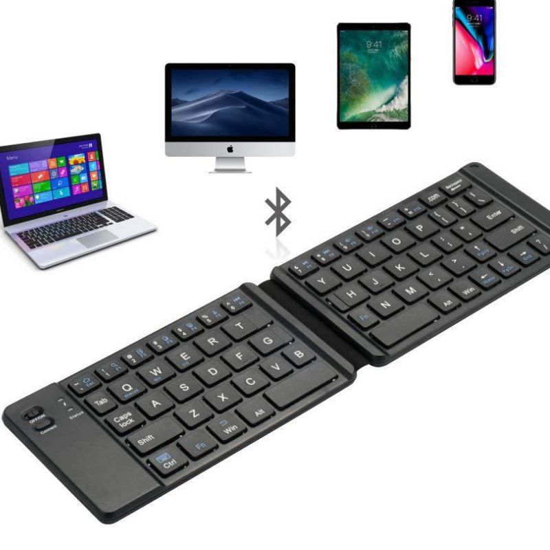 笔记本电脑外接无线键盘鼠标套装无声静音USB小型外置台式机家用办公迷图