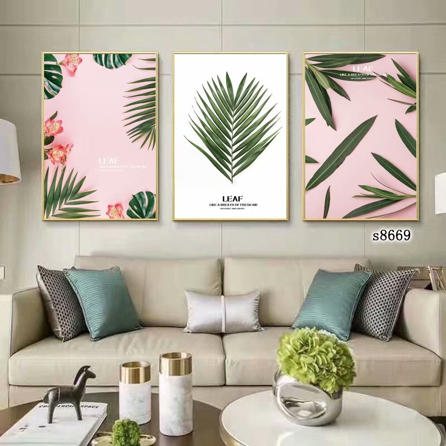 北欧绿植 绿叶风格装饰画，南美风格图片详情图9