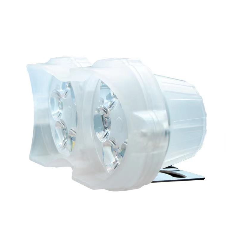 New motorcycle modified LED lights, ultra-bright 12-volt spotlights, 12-bead flashing color lights for auxiliary lighting, headlights Application Scenario