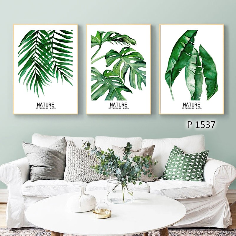 北欧绿植 绿叶风格装饰画，南美风格图片详情图1
