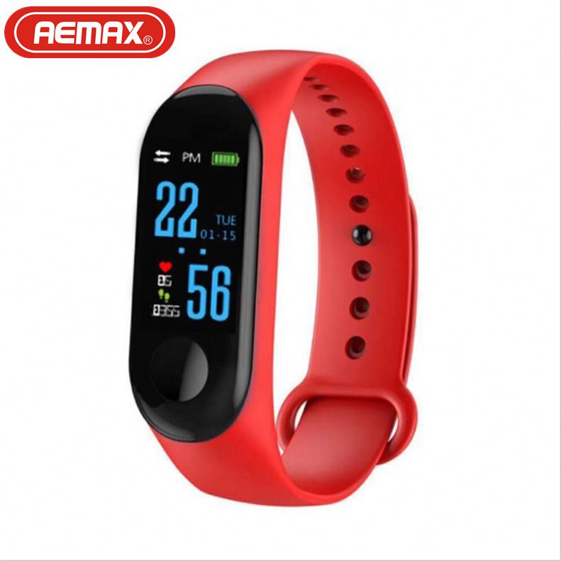 外贸爆款m3智能运动手环心率计步多运动模式防水图