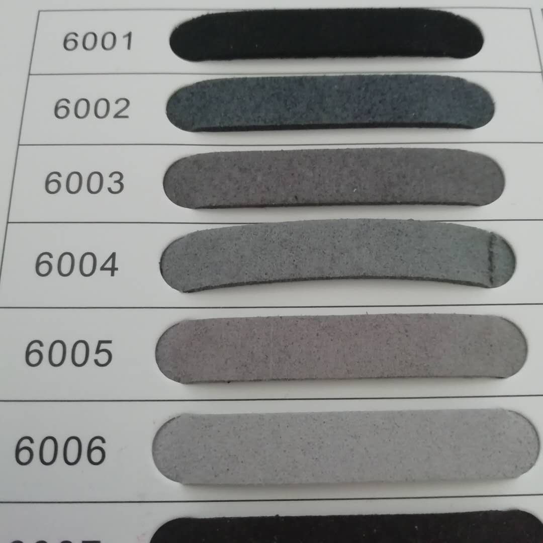 6006#绒面超纤防滑耐磨真皮双面绒皮优质皮料