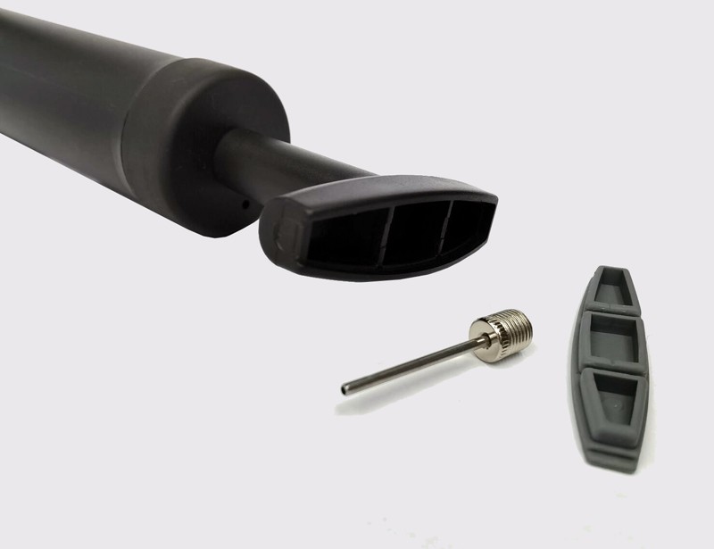 210412 Ball plastic mini air pump, portable hand-pushed air pump for football and basketball, bicycle mini air pump detail image 4