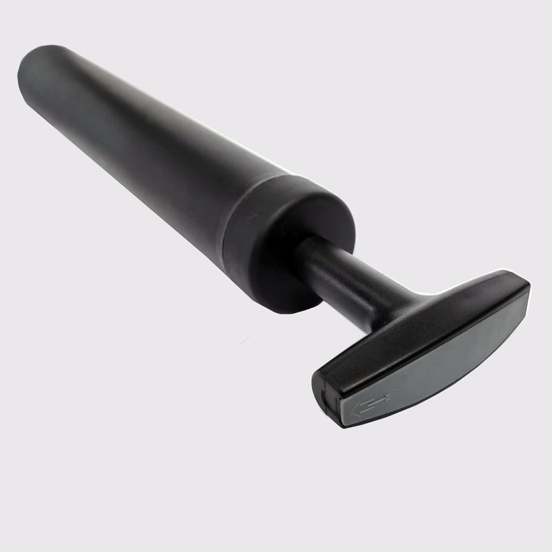 210412 Ball plastic mini air pump, portable hand-pushed air pump for football and basketball, bicycle mini air pump detail image 3