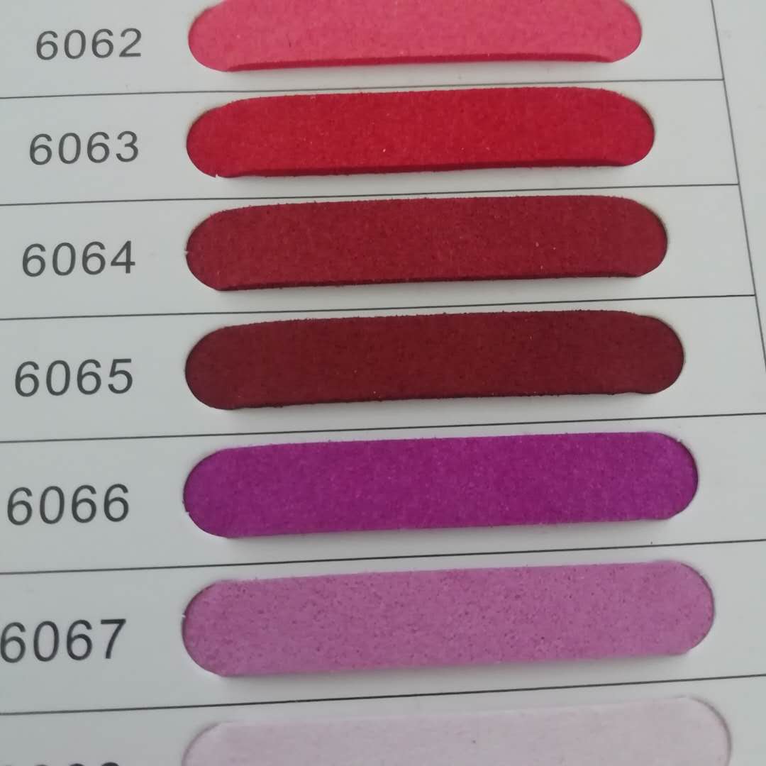 贴面黑色绒面超纤防滑耐磨真皮双面绒皮优质皮料厂家直销爆款6 PVC06