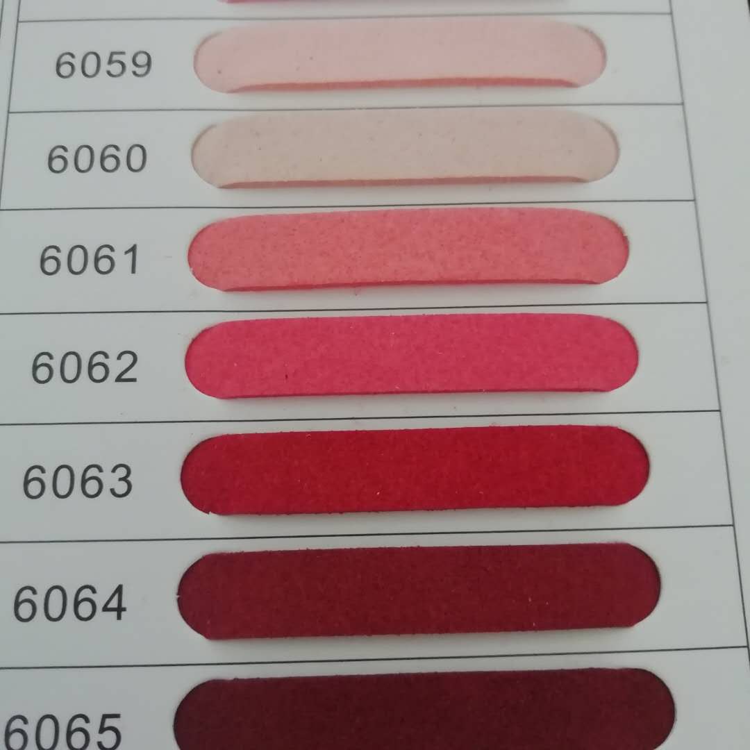 酒红色绒面超纤防滑耐磨真皮双面绒皮优质皮料厂家直销爆款