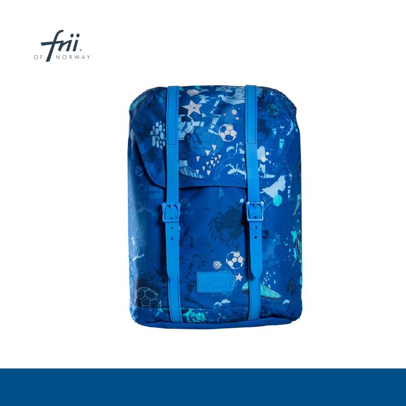 Norwegian Frii 12850720051797462, cute for boys and girls of primary school, reducing burden, 1-3-5 grade backrest children's imported backrest children's schoolbag details Picture