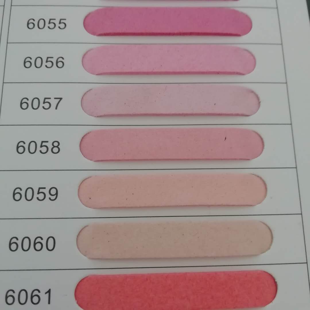 中粉色绒面超纤防滑耐磨真皮双面绒皮优质皮料厂家直销爆款