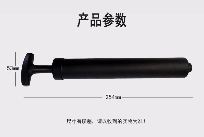 210412 Ball plastic mini air pump, portable hand-pushed air pump for football and basketball, bicycle mini air pump detail image 2