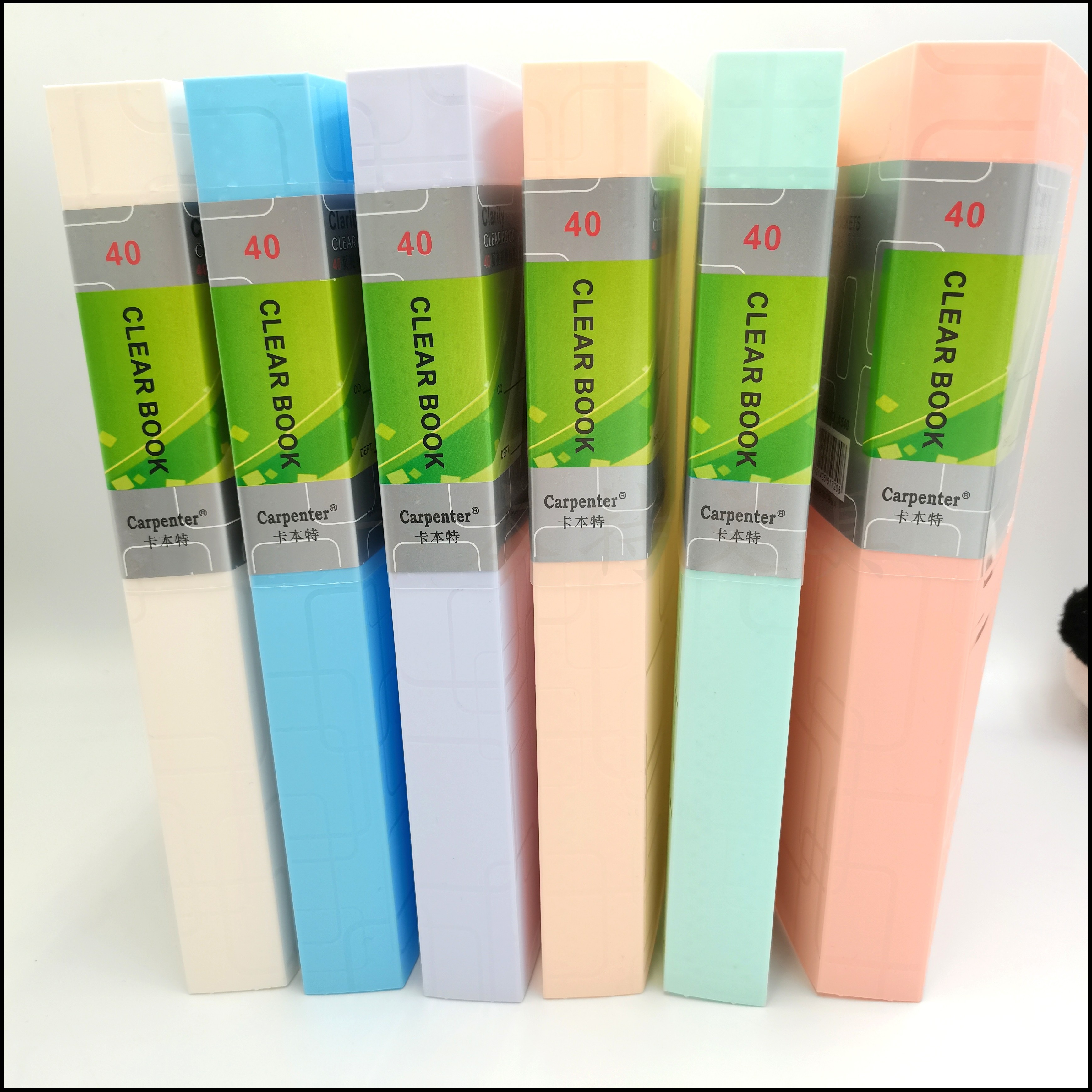 New circular pattern A5 20-page information book, office ticket storage book, factory direct sales, document classification book, insert book pic 7
