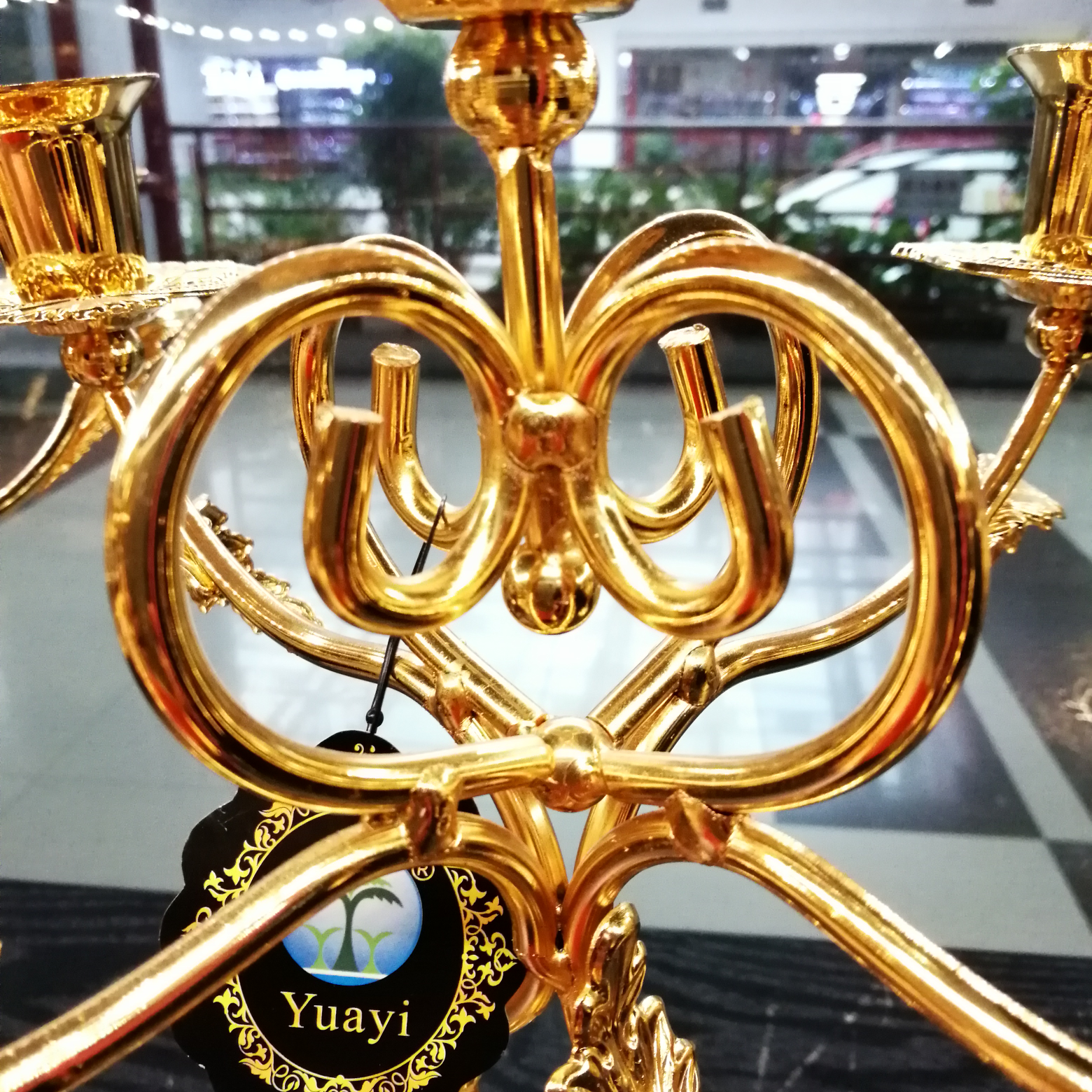 水晶烛台5支款式一