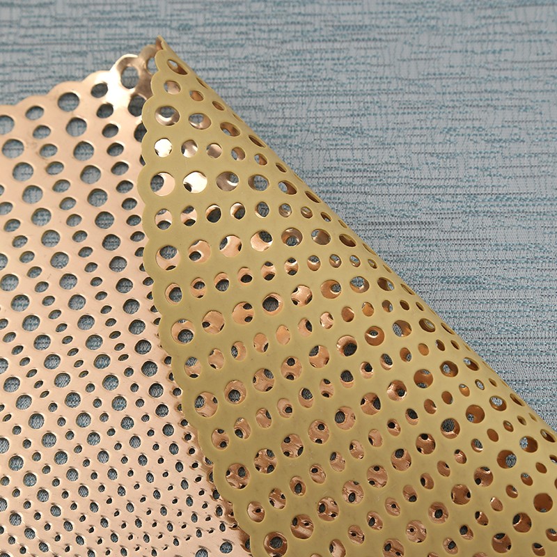 Firework patterned circular hollowed-out placemats, heat insulation and anti-slip, oil-proof plate MATS, coasters, coffee cup MATS and bowl MATS for family hotels detail image 6