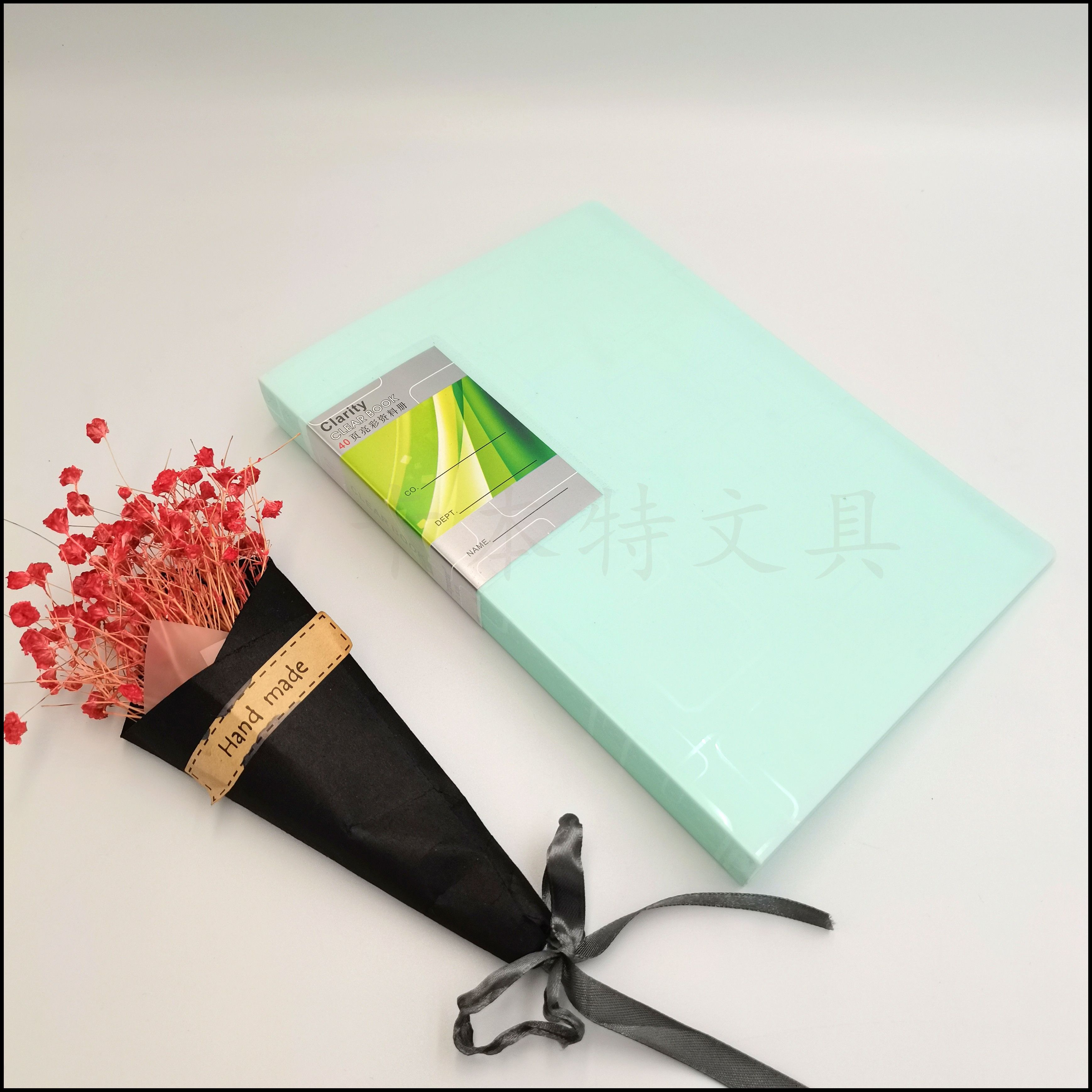 New circular pattern A5 20-page information book, office ticket storage book, factory direct sales, document classification book, insert book Specification image