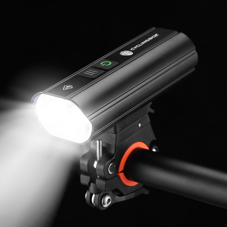 C-1809USB charging T6 two-head bicycle headlight aluminum alloy bicycle headlight portable riding lighting torch
