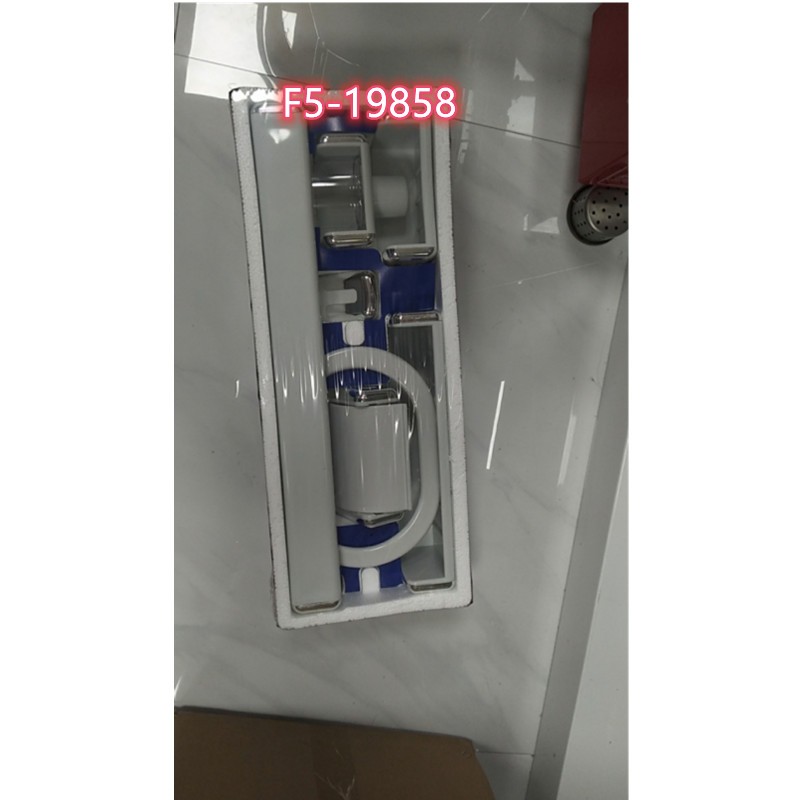 7-piece bathroom kit, simple ABS plastic hotel and homestay bathroom storage supplies, 6-piece bathroom toiletries detail image 1