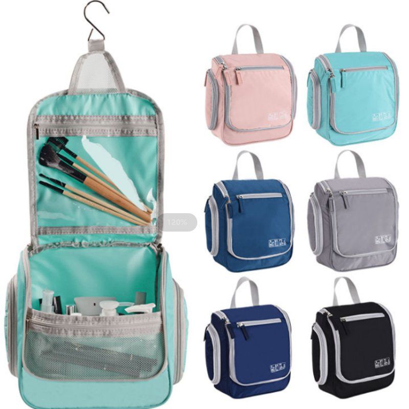 Bathroom hanging makeup bag Women's portable dry/wet separate swimming bag Travel wash bag Men's fashion storage bag