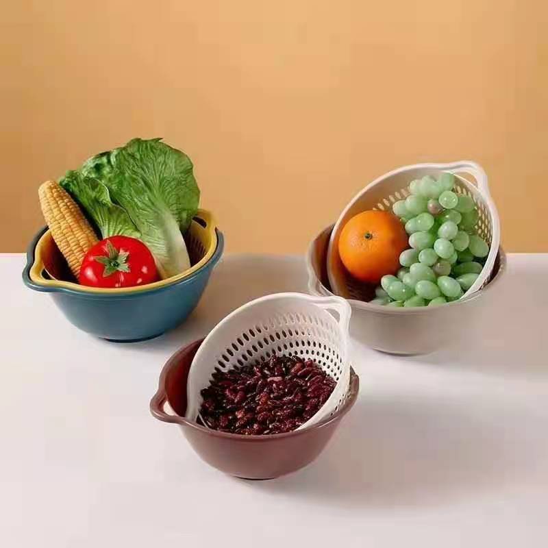 沥水篮双层沥水篮塑料沥水篮5-3091详情图5