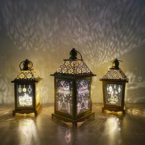 Ramadan lantern Custom iron lantern handicraft lantern study lamp decoration