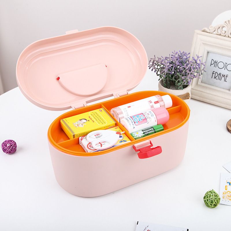 Desktop dust-proof skin care product rack, portable cosmetic box, medicine box and cosmetic box for dual use Specification drawing