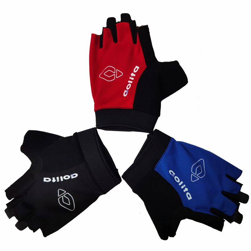 1901 Cycling half finger gloves Sports half finger gloves half finger exercise gloves Cycling gloves breathable shock absorption