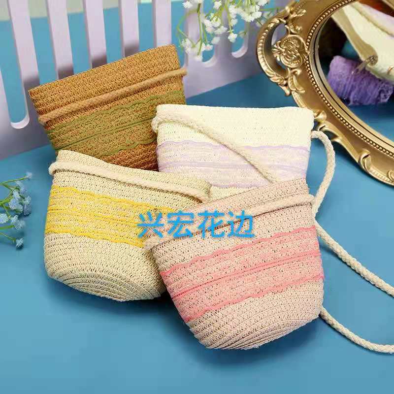 The manufacturer has 4.5cm colorful non-elastic lace trim diy accessories for clothing, underwear, bags, skirts and knitted lace in stock Item Picture