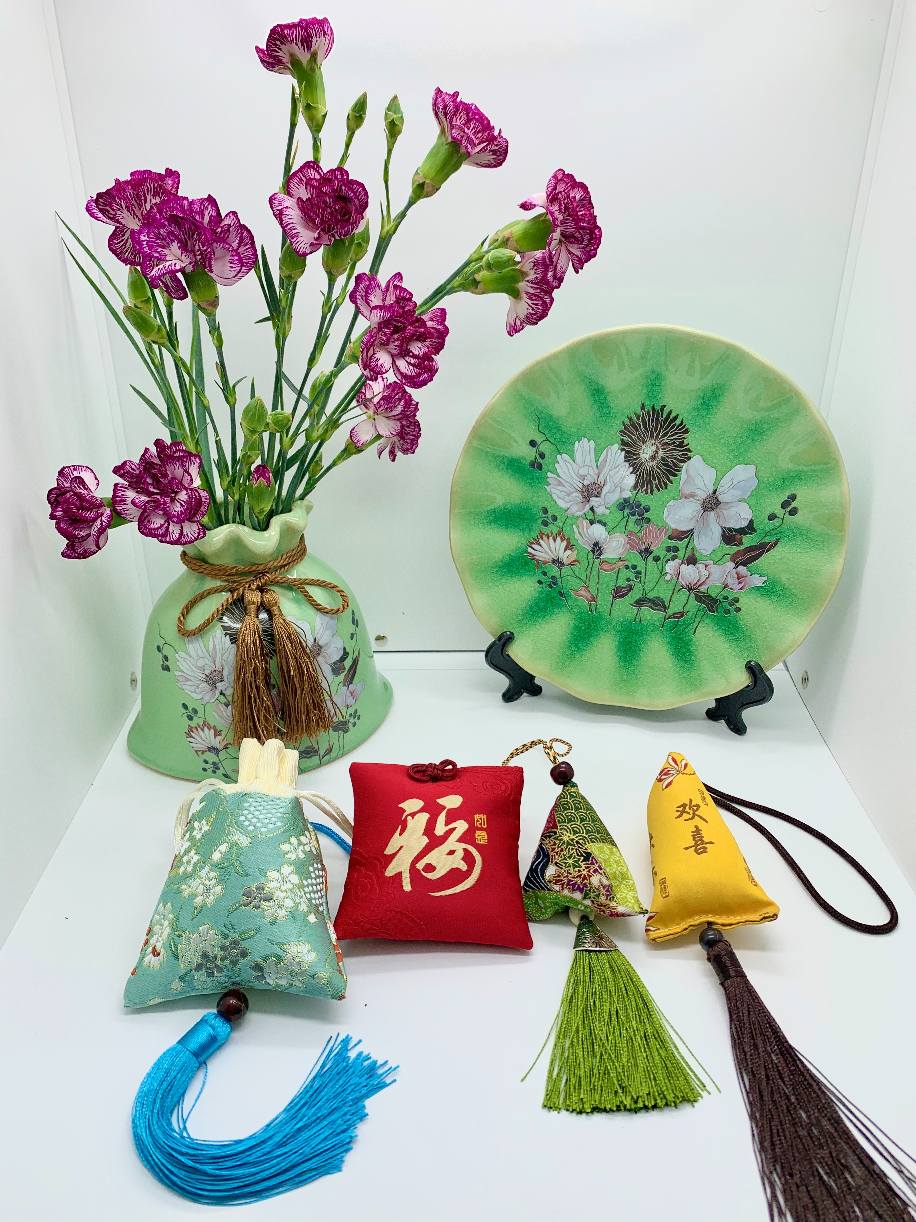 传统怀旧金蛋竹灯笼香囊挂件装饰手工艺品古典竹编香包民间特色玩具 传统怀旧类玩具详情图3