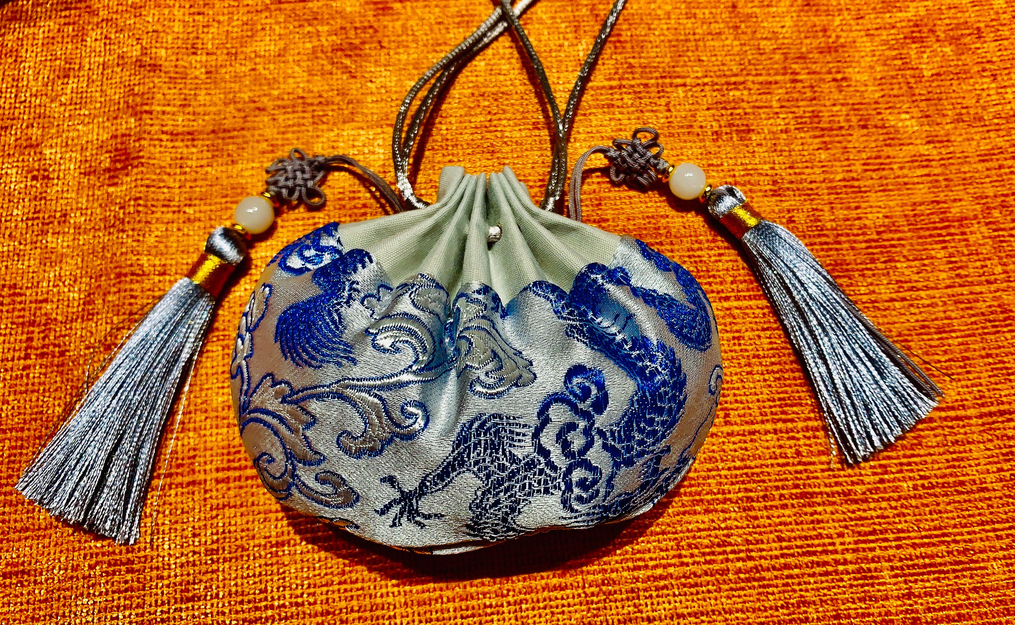 精美传统香囊怀旧玩具金蛋竹灯笼装饰挂件手工编织古典风格香包 传统怀旧类玩具详情图2