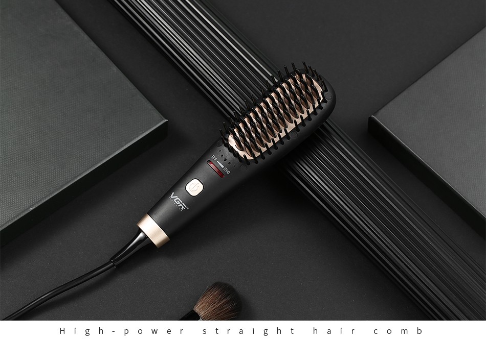 V-568 High-power straightening comb, multi-speed temperature-controlled straightening and curling tool, constant temperature and low noise curling tool for cross-border use detail image 13