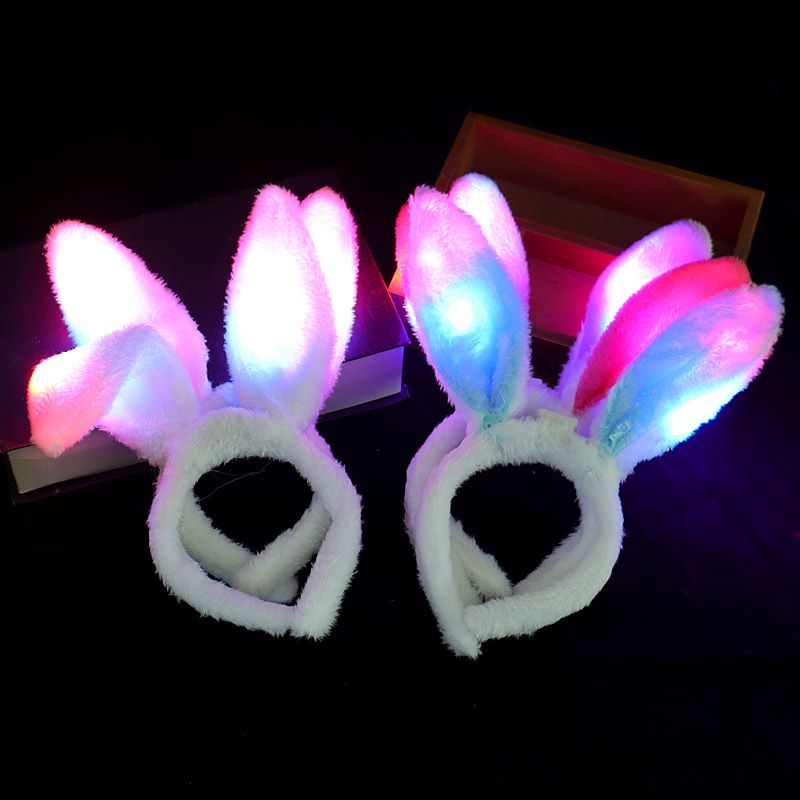 发光玩具/发光毛绒兔耳朵产品图