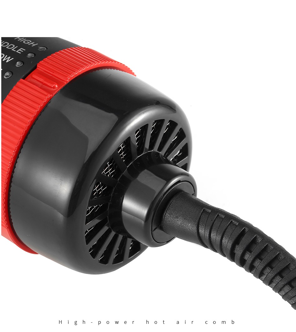 V-416 Household curling iron, powerful wind force, negative ion hair care, hot air comb, salon curling comb pic 16