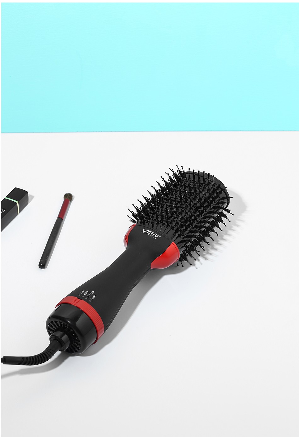 V-416 Household curling iron, powerful wind force, negative ion hair care, hot air comb, salon curling comb pic 12