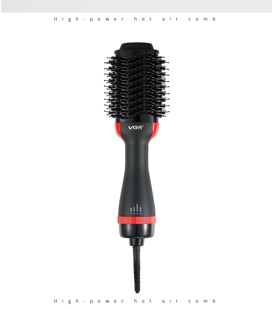 V-416 Household curling iron, powerful wind force, negative ion hair care, hot air comb, salon curling comb pic 13
