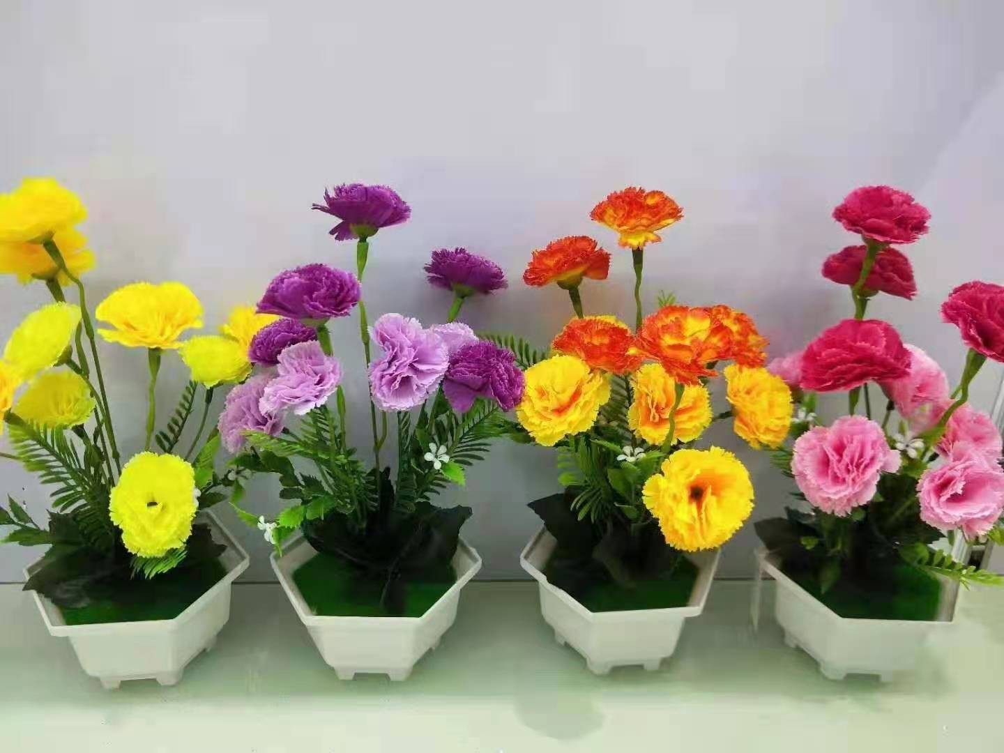Artificial green plants, potted plants, silk flowers, flower arrangements, bouquets, fences, artificial flowers, floral art sets, living room home decoration items detail image 2