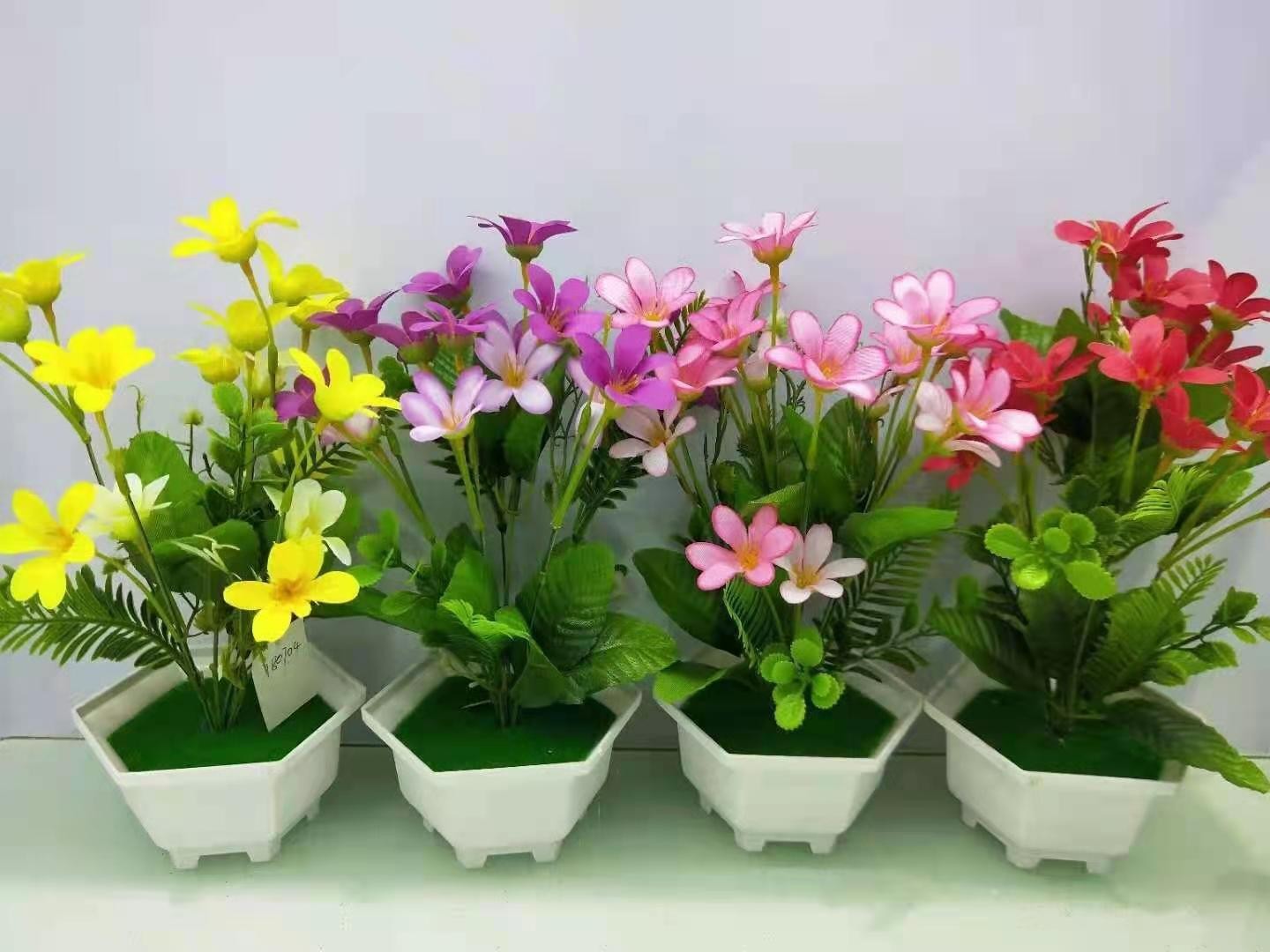 Artificial green plants, potted plants, silk flowers, flower arrangements, bouquets, fences, artificial flowers, floral art sets, living room home decoration items detail image 3