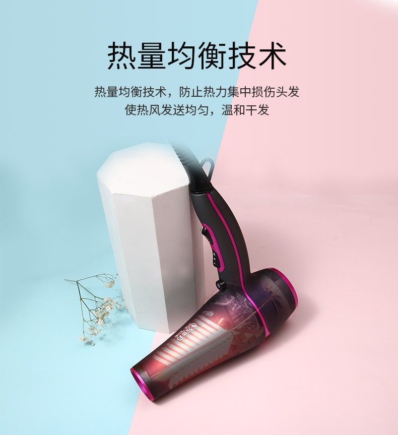 V-402 Foreign trade hair dryer, high-power quick-drying hair salon hair dryer with air nozzle, cross-border e-commerce pic 7