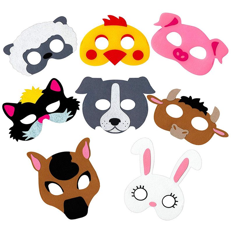 面具套装动物图