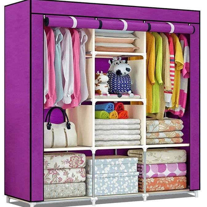 简易衣柜无纺布衣柜 外贸衣柜 详情图5